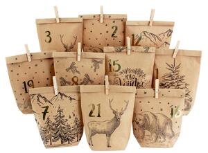 Papierdrachen Adventní kalendář DIY - Winter Landscape PPD103