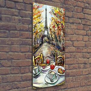 Vertikální Fotoobraz na skle Snídaně v Paříži osv-71255656