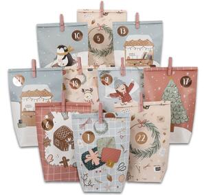 Papierdrachen Adventní kalendář DIY - Christmas Joy PPD102