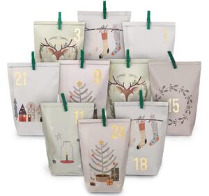 Papierdrachen Adventní kalendář DIY - Christmas Hygge PPD106