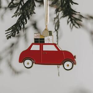 Eulenschnitt Kovová vánoční ozdoba - Christmas Car ELS101