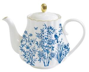 Porcelánová Konvice na čaj Modré květy 800 ml