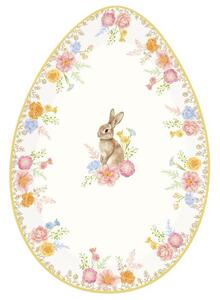 Porcelánový servírovací talíř Velikonoční zajíček 30 cm