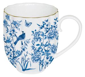 Porcelánový hrnek Modré květy 300 ml