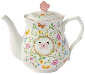 Porcelánová Konvice na čaj Motýl 900 ml