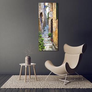 Vertikální Fotoobraz na skle Italské uličky osv-71817995