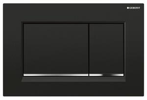 GEBERIT SIGMA30 ovládací tlačítko, černá lesk/chrom 115.883.KM.1