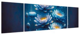 Obraz - Lekníny pod hladinou (170x50 cm)