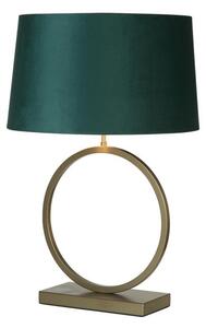 Searchlight EU93102EM Velká stolní lampa ELEGANT bronzová & ZELENÉ stínidlo