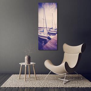 Vertikální Moderní fotoobraz canvas na rámu Jachty ocv-73193213