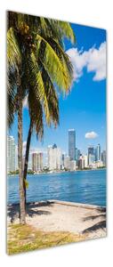 Vertikální Fotoobraz skleněný na stěnu do obýváku Miami osv-73307361