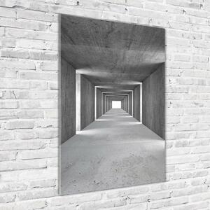 Vertikální Foto obraz fotografie na skle Betonový tunel osv-73367796
