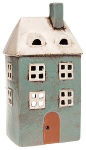 Keramický svícen Domek 22 cm