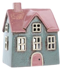 Keramický svícen Domek 15 cm