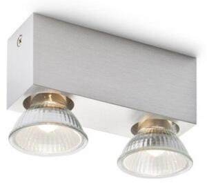 Stropní svítidlo MARVEL II hliník 230V GU10 2x50W - RED - DESIGN RENDL
