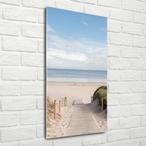 Vertikální Foto obraz skleněný svislý Stezka na pláž osv-74072436