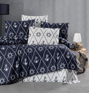 Povlečení bavlněné Kotva deluxe - 1x Polštář 90x70cm, 1x Přikrývka 140x200cm