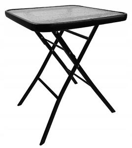 Balkonový stůl TASOS 60x60 cm - černý