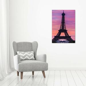 Vertikální Fotoobraz na skle Eiffelová věž Paříž osv-74472926