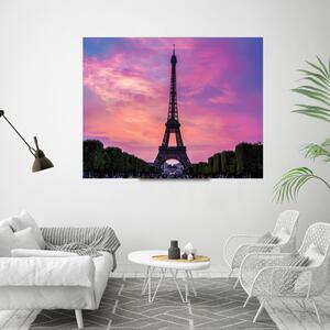 Vertikální Fotoobraz na skle Eiffelová věž Paříž osv-74472926