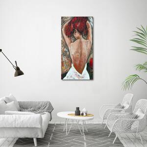 Vertikální Moderní obraz canvas na rámu Žena ocv-74709044