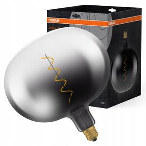 Ledvance kouřová LED žárovka velká E27 4.5W VINTAGE GLOBE, teplá bílá