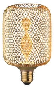 P 29084 Metallic Glow Standard 230V LED žárovka Zyl E27 Helix 3,5W 1800K mosaz - PAULMANN