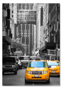 Vertikální Fotoobraz na skle Taxi New York osv-76072209
