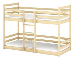 Dětská patrová postel 80x160 FLORENCE - borovice