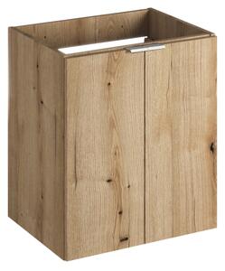 COMAD Závěsná skříňka pod umyvadlo - NOVA 82-50-2D oak, šířka 50 cm, dub evoke