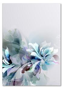 Vertikální Fotoobraz na skle Abstraktní květiny osv-77524486