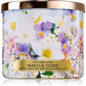 Bath & Body Works Vanilla Clouds vonná svíčka 411 g