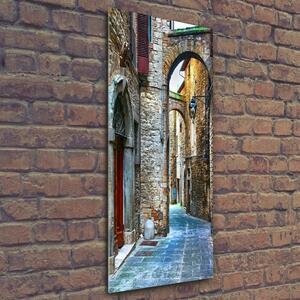 Vertikální Fotoobraz na skle Italské uličky osv-77570256