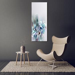 Vertikální Fotoobraz na skle Abstraktní květiny osv-77524486