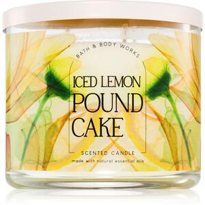 Bath & Body Works Iced Lemon Pound Cake vonná svíčka 411 g