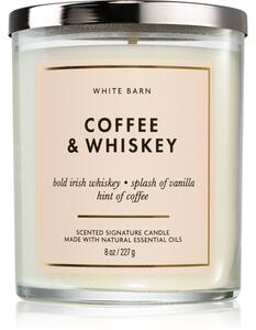 Bath & Body Works Coffee & Whiskey vonná svíčka 227 g