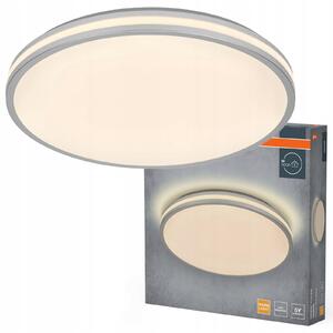 Stropní Svítidlo LED Stropní Svítidlo Přisazené 36W 2000lm 3000K Teplá Bílá Stříbrné Orbis Osram