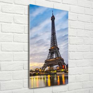 Vertikální Fotoobraz na skle Eiffelová věž Paříž osv-77900002