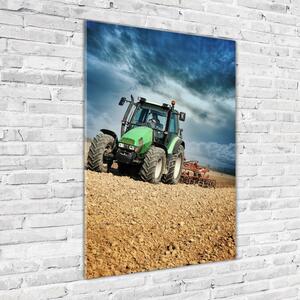 Vertikální Foto-obraz fotografie na skle Traktor osv-78067155