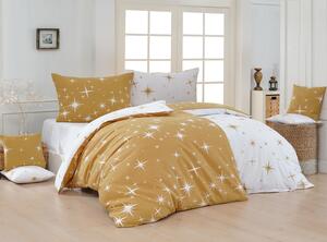 Povlečení Arietta Gold Flanel premium 1x 200/200, 2x 70/90