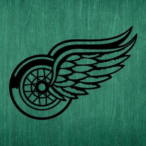 DUBLEZ | Dřevěné logo - Detroit Red Wings