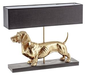 Dekorační stolní svítidlo Gold Dog výška 48cm