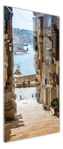 Vertikální Fotoobraz na skle Uličky na Maltě osv-79351003
