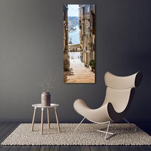 Vertikální Foto obraz na plátně Uličky na Maltě ocv-79351003
