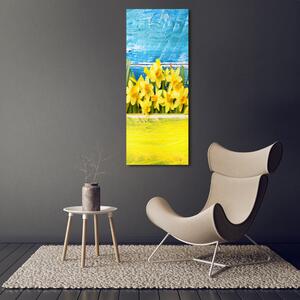 Vertikální Moderní obraz canvas na rámu Narcisy ocv-79578673