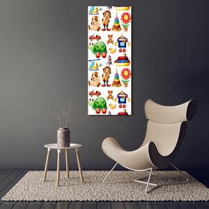 Vertikální Moderní obraz canvas na rámu Hračky ocv-79888448