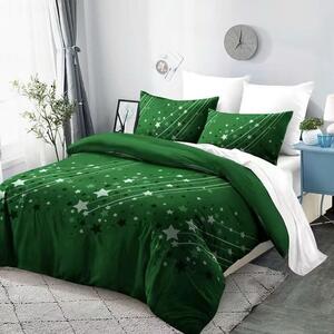 Bavlněné povlečení Homa ESTRELA GREEN 7-dílná sada 140x200 cm Bavlněné povlečení Homa ESTRELA GREEN 7-dílná sada 140x200 cm - 140x200 cm - 7 SET 2x polštář 2x malý polštář 2x přikrívka 1x prostěradlo - zip