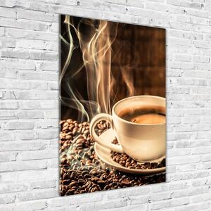 Vertikální Foto obraz skleněný svislý Aromatická káva osv-80280891