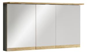ZRCADLOVÁ SKŘÍŇKA, antracitová, medový dub, antracitová, medový dub, 110/59/23 cm MID.YOU - Koupelnové série, Online Only