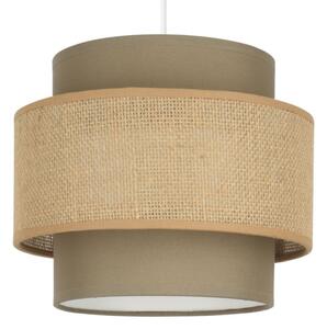 Brilagi - Lustr na lanku RESNA 3xE27/60W/230V pr. 45 cm hnědá/béžová